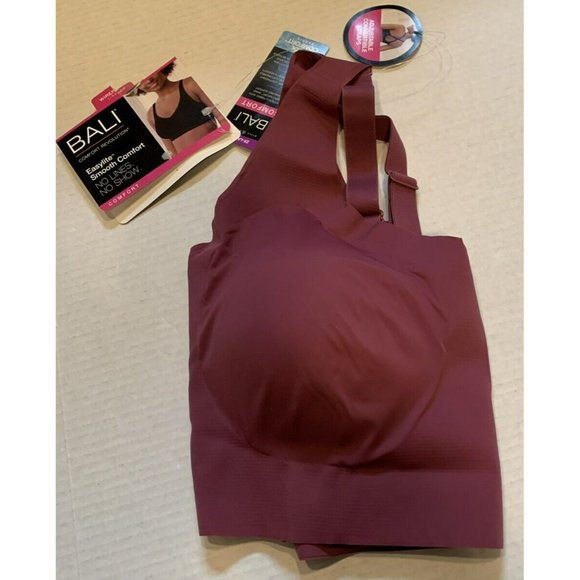 Bali Comfort Revolution® Easylite Shaping Wirefree Lined Bra DF3496 Pink sz 2XL - Picture 5 of 6